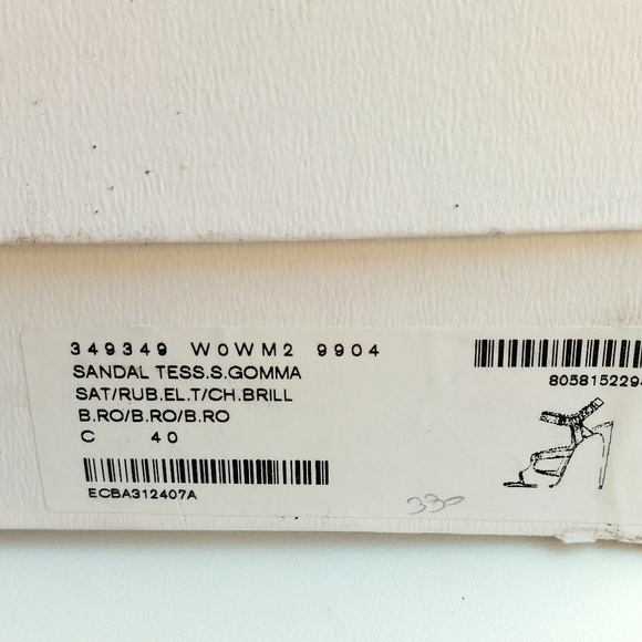 Balenciaga pink satin Boudoir stiletto sandals, EU40, new w/ box, dustbag - Picture 13 of 16